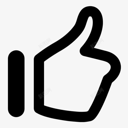 比如竖起大拇指社交网络图标svg_新图网 https://ixintu.com facebook 很好 比如 社交媒体 社交网络 竖起大拇指