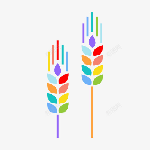 黑麦种植园谷物图标svg_新图网 https://ixintu.com 农业 农作物 种植园 耕作 谷物 面包 面粉 食品 黑麦