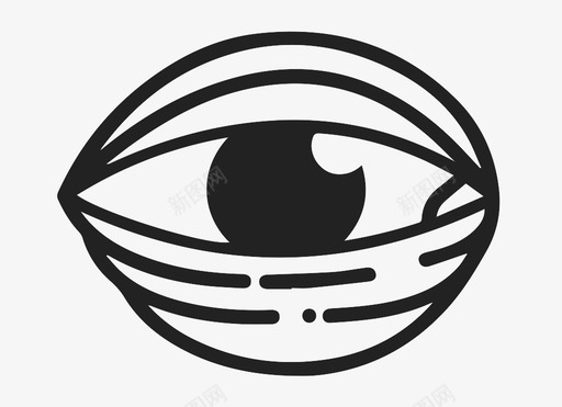眼袋图标图标