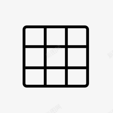 格子方块构图图标图标