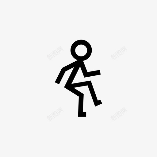跳舞有趣的人类姿势图标svg_新图网 https://ixintu.com 有趣的人类姿势 跳舞