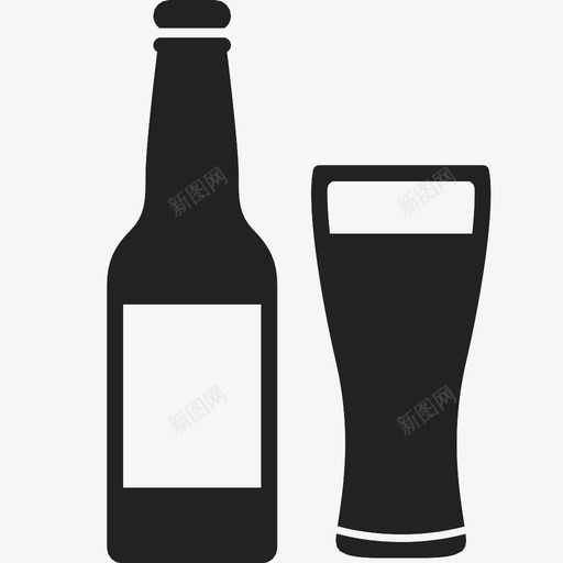 采购产品啤酒酒精啤酒瓶图标svg_新图网 https://ixintu.com 品脱 啤酒杯 啤酒瓶 酒精 采购产品啤酒 食品和饮料 饮料