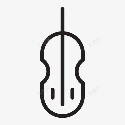 小提琴古典乐器图标svg_新图网 https://ixintu.com 乐器 交响乐 古典 小提琴 爵士乐 管弦乐器 音乐