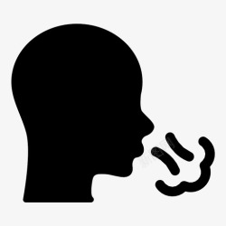 打喷嚏掩口鼻打喷嚏过敏疾病图标高清图片