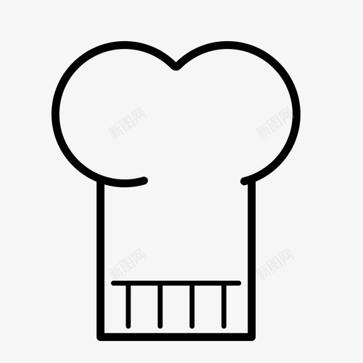 帽子餐厅厨艺图标svg_新图网 https://ixintu.com 厨师制服 厨师帽 厨艺 帽子 烹饪帽 餐厅