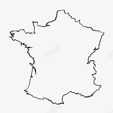 法国地区意大利面图标图标