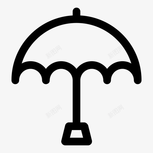 伞保护弹出式图标svg_新图网 https://ixintu.com brolly bumbershoot gamp rain 伞 保护 弹出式 方格布 简单的卷曲图标 遮篷 阳伞