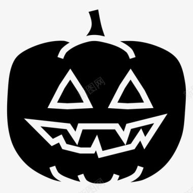 jackolanternjacko灯笼恐怖图标图标