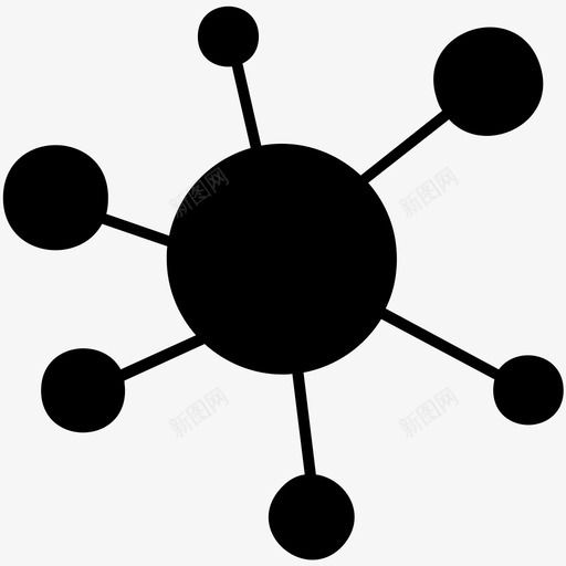 网络经理管理图标svg_新图网 https://ixintu.com 分子 团队 社会 管理 组织 经理 结构 网络 计划