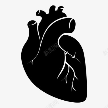 心脏静脉瓣膜图标图标