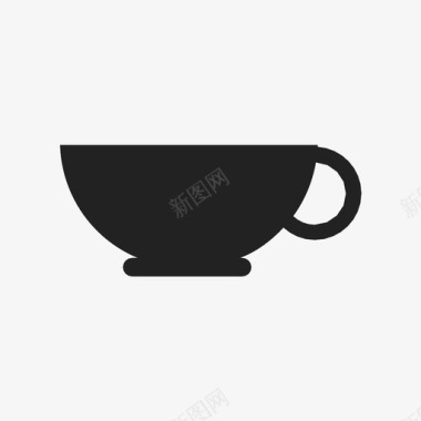 杯子茶点心图标图标