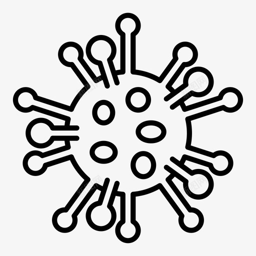 病毒病态显微镜下图标svg_新图网 https://ixintu.com 化学 医学 显微镜下 生物学 疾病 病态 病毒 细胞 细菌