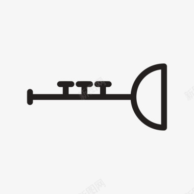 小号管弦乐队乐器图标图标