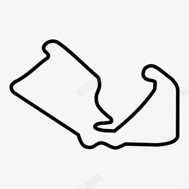 英国大奖赛f1赛道图标图标
