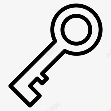 密钥关闭密钥锁定图标图标