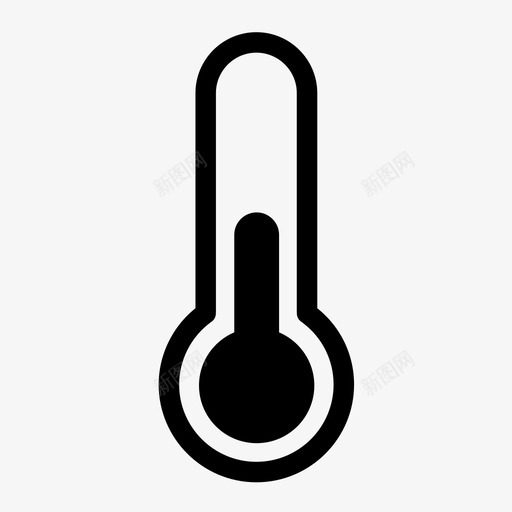 温度暖色调纤毛图标svg_新图网 https://ixintu.com 仪表 冷 冷色调 暖色调 水银 温度 温度计 热 相机功能 纤毛 调节温度