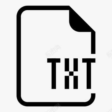 txt文件文档扩展名图标图标
