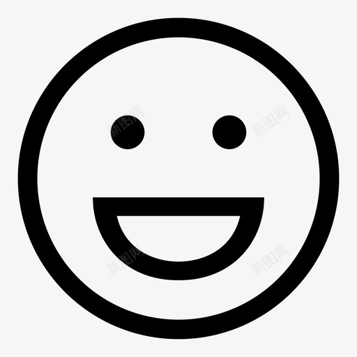 微笑表情说话图标svg_新图网 https://ixintu.com 嘴 嘴唇 微笑 牙齿 用户 笑脸 笑话 脸 表情 说话
