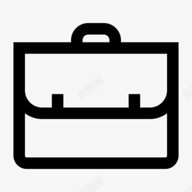 公文包手提箱文件图标图标
