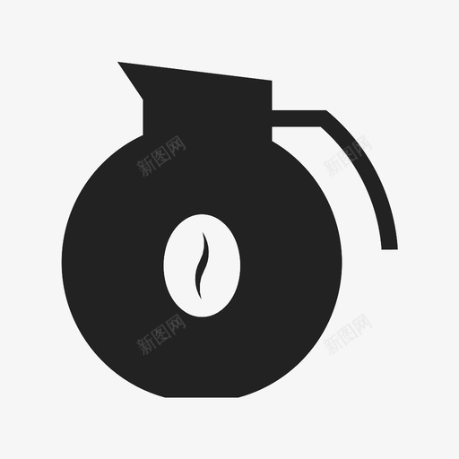咖啡滤器办公室图标svg_新图网 https://ixintu.com 冲泡 办公室 咖啡 工作 早餐 水壶 混合 滤器 研磨