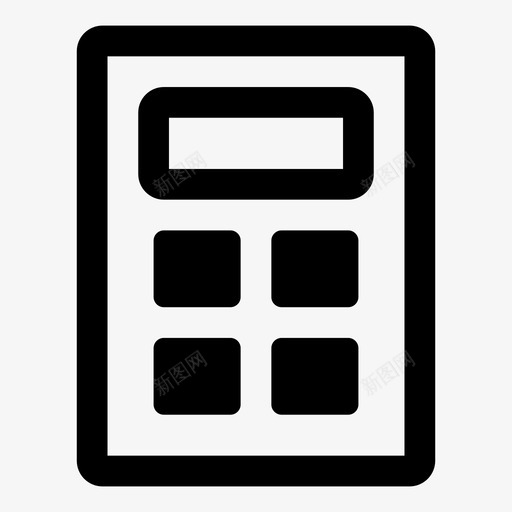 计算器减法价格图标svg_新图网 https://ixintu.com 价格 减法 数字 数学 用户界面集合 相等 算术 计算 计算器