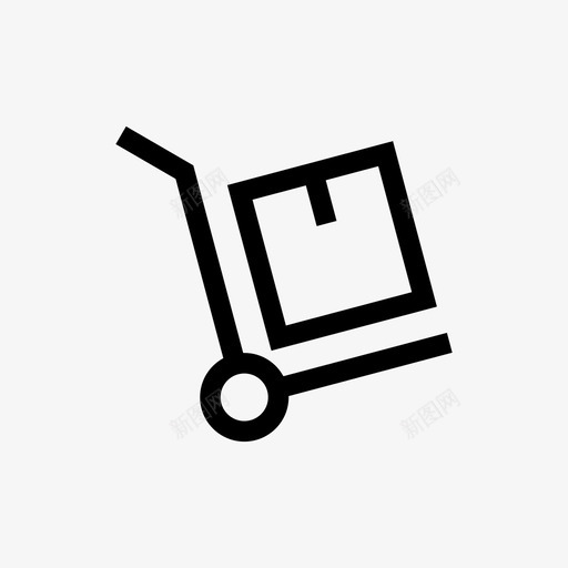 送货平台平台卡车图标svg_新图网 https://ixintu.com 产品 商店 平台 平台卡车 服务 联系方式 装运 购物 运输 送货 邮政 销售