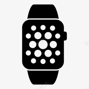 applewatch可穿戴计时图标图标