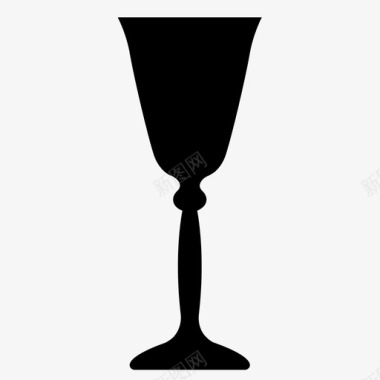 圣杯酒杯高脚杯图标图标
