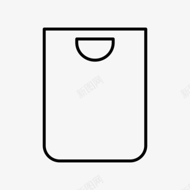 购物袋纸袋塑料袋图标图标