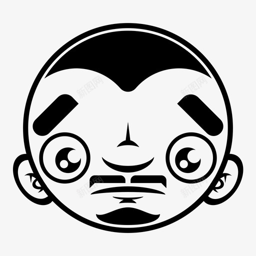 面部面部表情男性图标svg_新图网 https://ixintu.com 悲伤 悲伤的人 悲伤的脸 情绪 男性 脸 面部 面部表情
