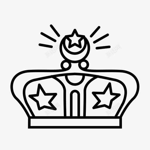 柔佛王储苏丹皇室图标svg_新图网 https://ixintu.com 国王 女王 柔佛王储 沙皇 王子 皇室 苏丹 马来西亚