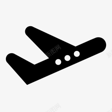 飞机机翼假期图标图标