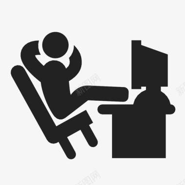 舒适休闲椅子图标图标