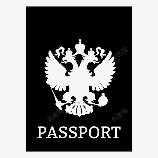 俄罗斯护照图标svg_新图网 https://ixintu.com 俄罗斯护照