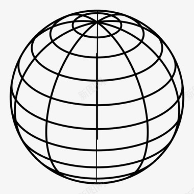 球体圆形行星图标图标