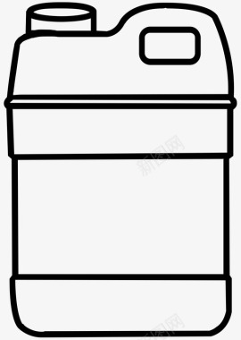汽油罐油罐罐图标图标