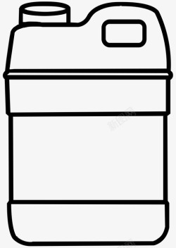 红色汽油罐汽油罐油罐罐图标高清图片