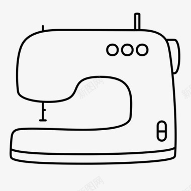 缝纫机修理制造图标图标