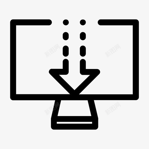 显示器屏幕外围设备图标svg_新图网 https://ixintu.com pc 下载 外围设备 屏幕 显示器 桌面屏幕 桌面显示器 概述的界面元素 计算机屏幕 计算机显示器