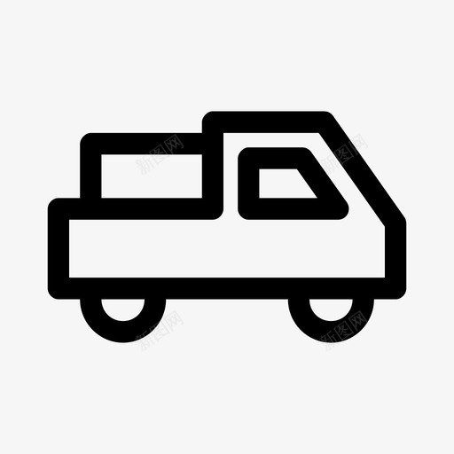 送货车车辆旅行图标svg_新图网 https://ixintu.com 发送 取件 打包 旅行 购物 车辆 还车 送货车