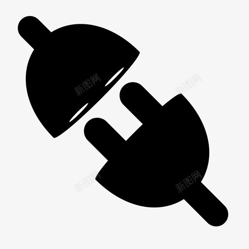 插座电缆充电器图标svg_新图网 https://ixintu.com 充电器 延长线 插入式电缆 插座 电源插座 电源线 电缆