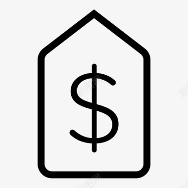 货币贸易商店图标图标