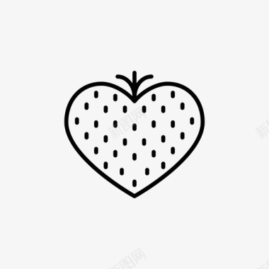 爱草莓情人节性感图标图标