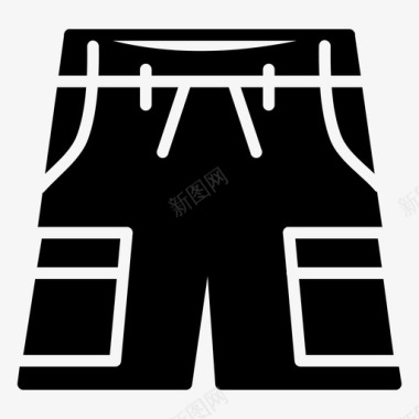 货物短裤裤子男人图标图标
