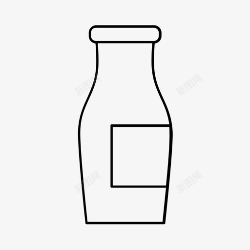 果汁饮料瓶子图标svg_新图网 https://ixintu.com 杯子 果汁 玻璃杯 瓶子 盘子 饮料