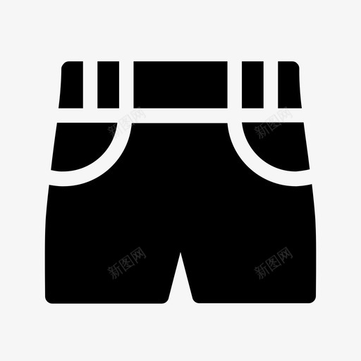 采购产品短裤泳衣泳裤图标svg_新图网 https://ixintu.com 夏装 时尚 服装 沙滩服 泳衣 泳装 泳裤 购物 采购产品短裤