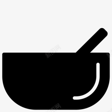 碗炖菜汤图标图标