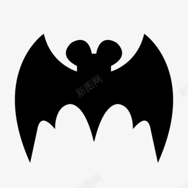 蝙蝠动物攻击者图标图标