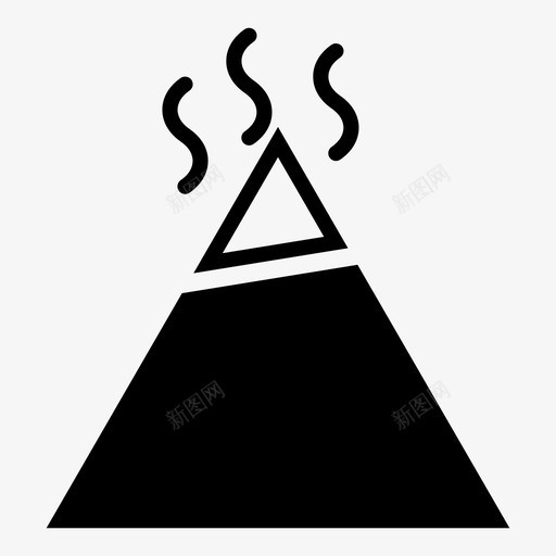 艾灸艾条艾锥图标svg_新图网 https://ixintu.com 东方 中医 传统 医学 火山 烟 疗法 艾条 艾灸 艾锥