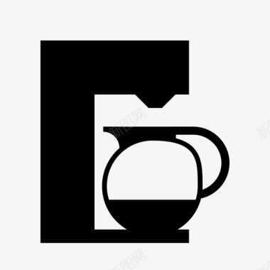 咖啡机饮料把手图标图标